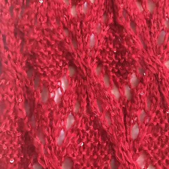 Red Infinity Scarf - Picture 4 of 5